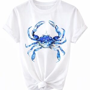 Blue Crab Graphic T-Shirt